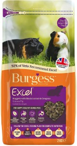 Burgess Excel Guinea Pig Nuggets Blackcurrant/oregano